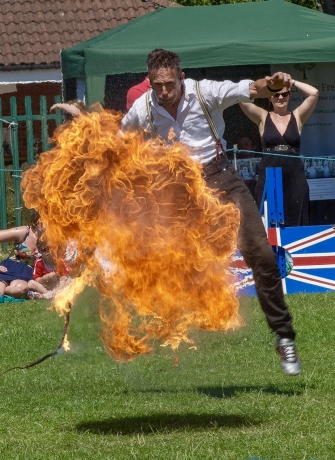 Dangerous Steve - Thrilling outdoor entertainment - rain or shine!