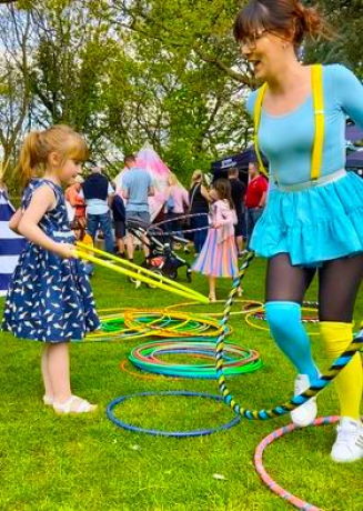 Rae Rae's Hula Hooping Fun